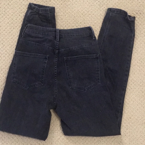 ASOS black skinny fit Mom jeans - Picture 4 of 8